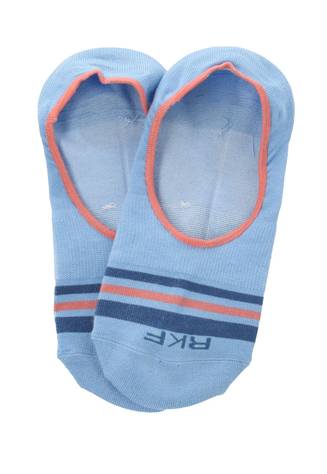 Calcetin Azul Lines Mujer-2