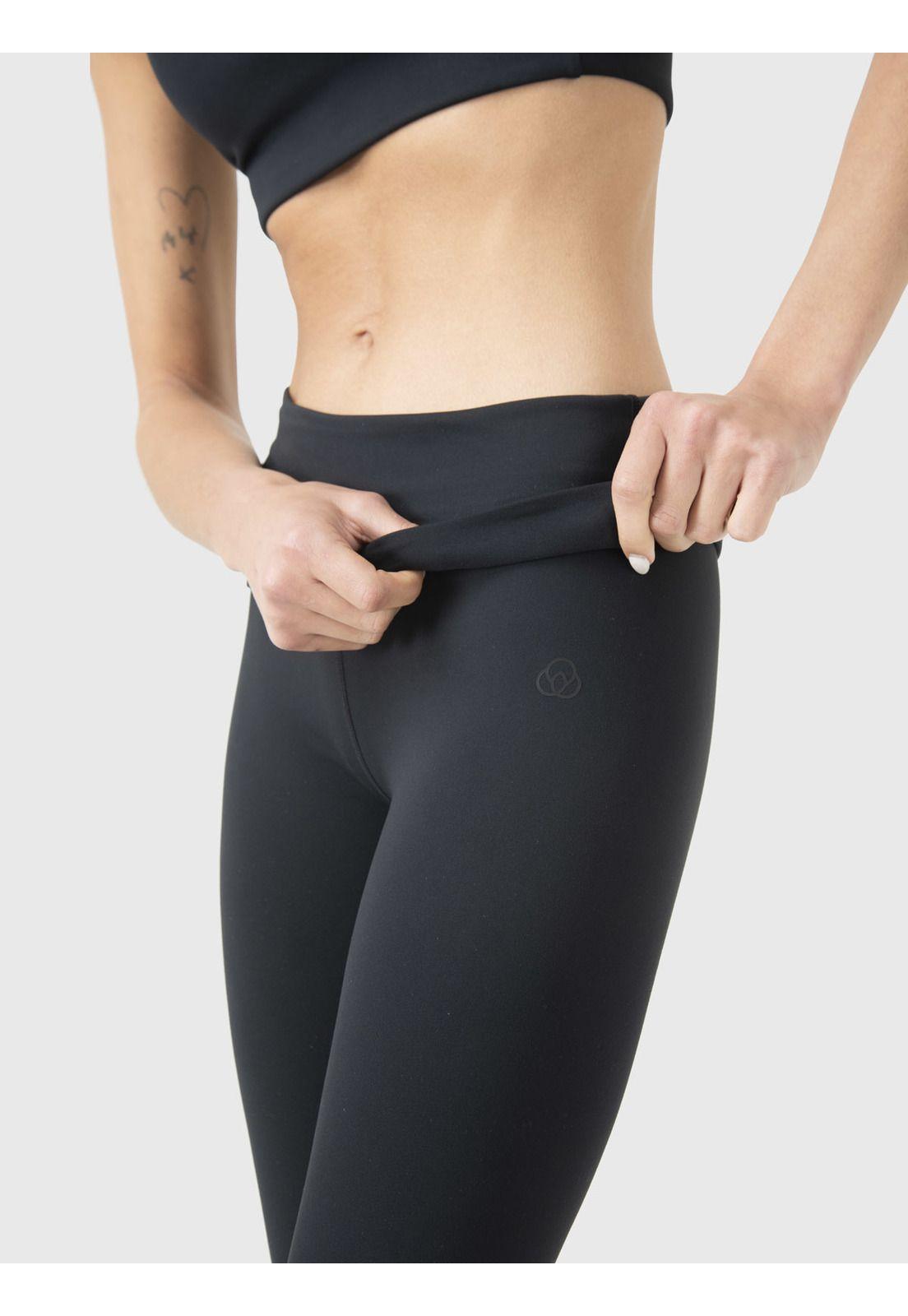 Calza Deportiva Mujer Ankle Foldover Negro-5