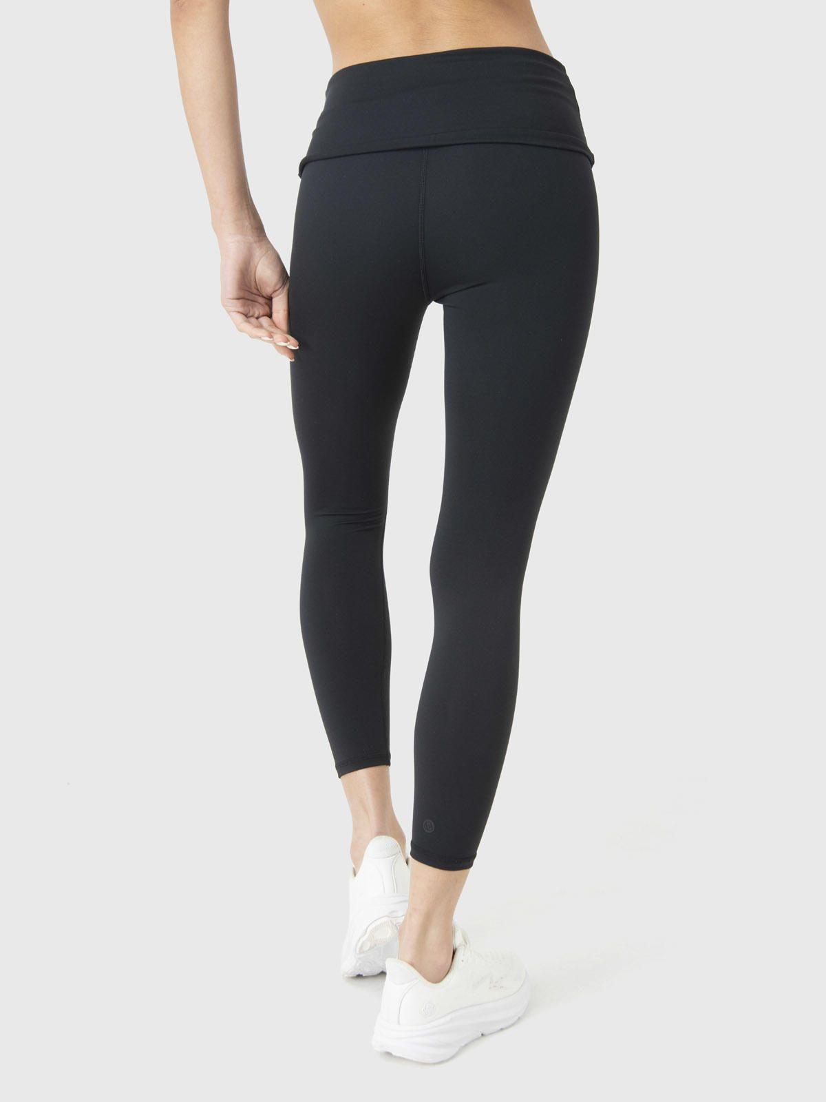 Calza Deportiva Mujer Ankle Foldover Negro-3