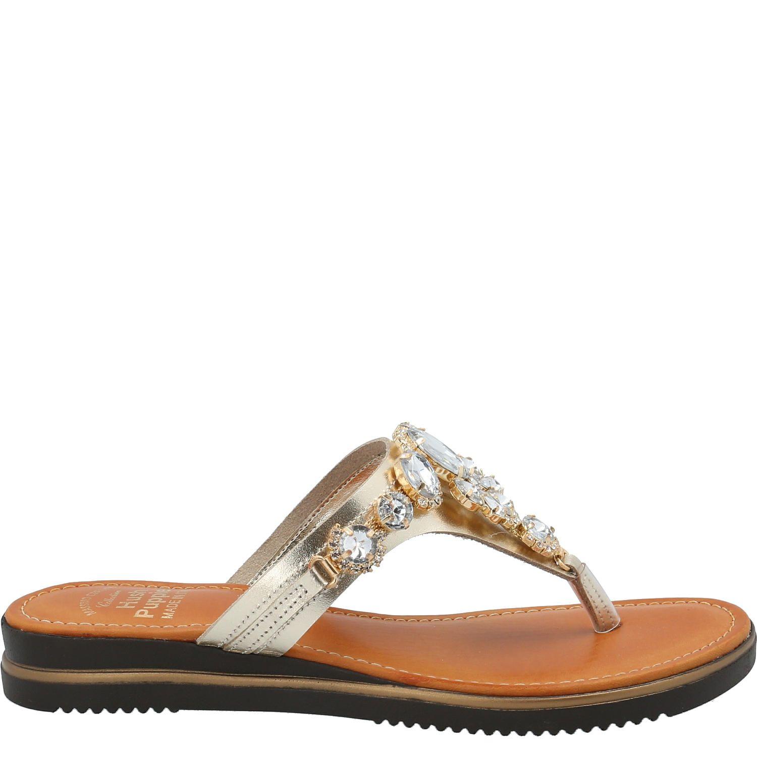 Sandalia Mujer Alessia Dorado-1