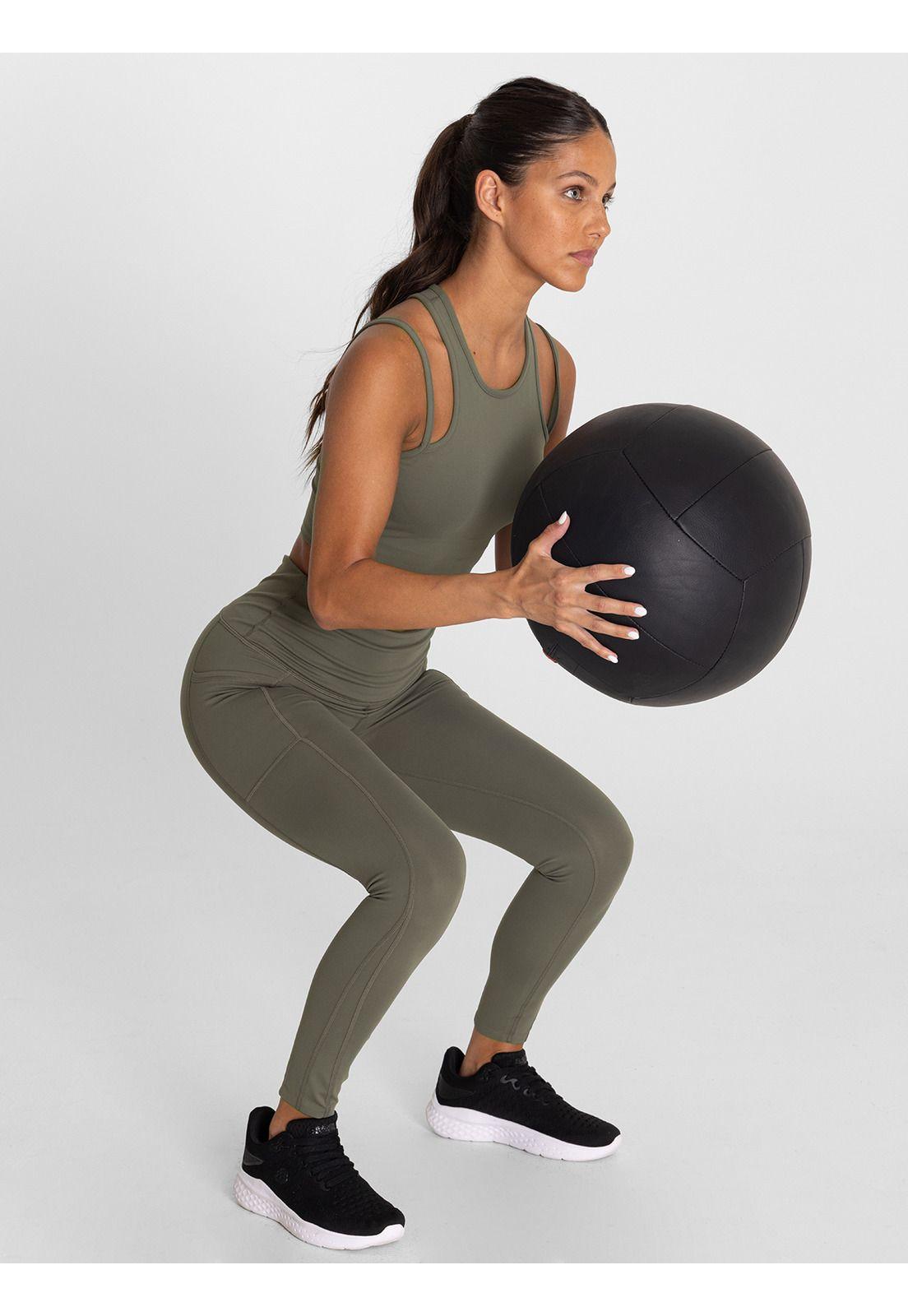 Calza tiro alto Mujer Hr Ankle Legg Nina Verde-9