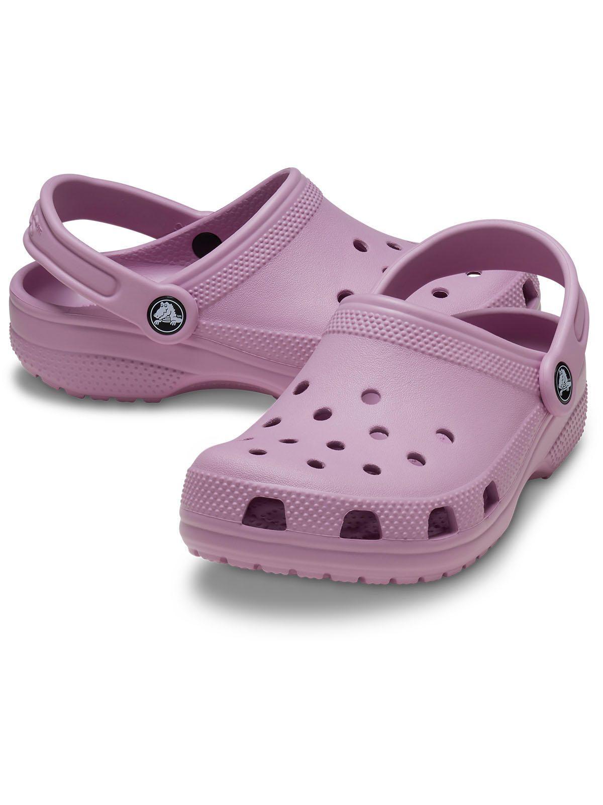 Zueco Niña Classic Clog Morado-3