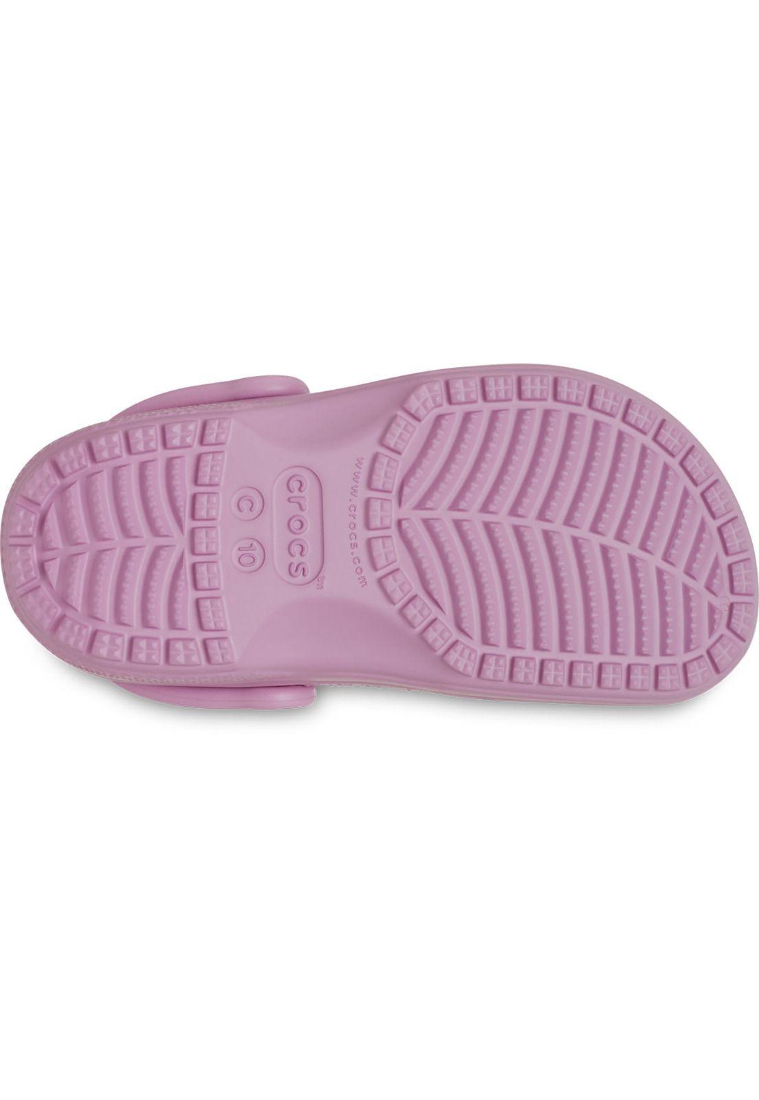 Zueco Crocs Niña Classic Clog Morado-5