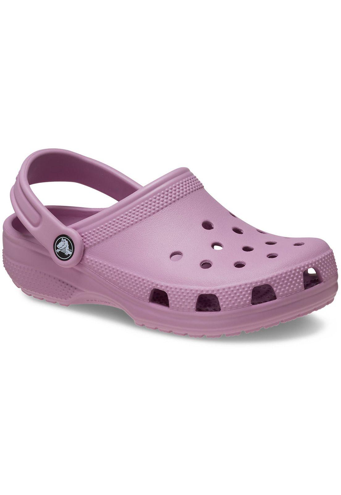 Zueco Crocs Niña Classic Clog Morado-6