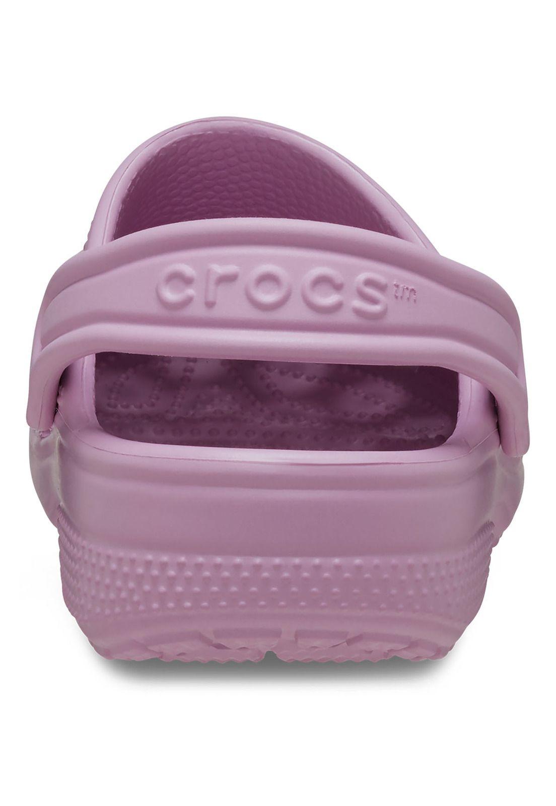 Zueco Crocs Niña Classic Clog Morado-7