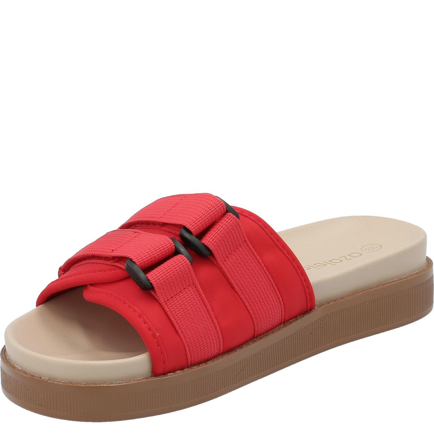 Sandalia Mujer Menchu Rojo-3