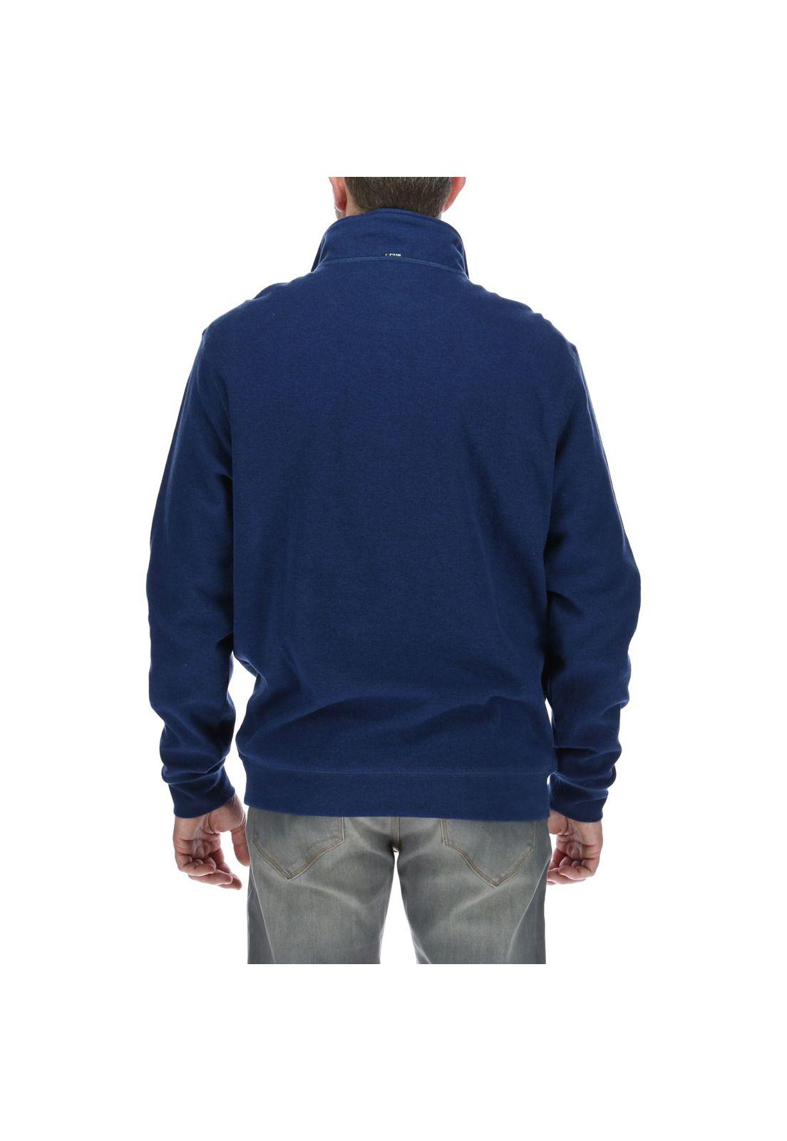 Poleron Hombre Bicolor Azul-2