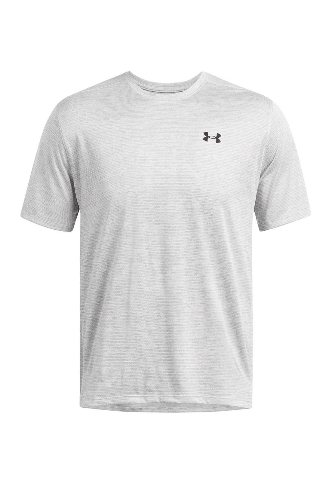 Polera manga corta Tech Vent hombre Gris-0