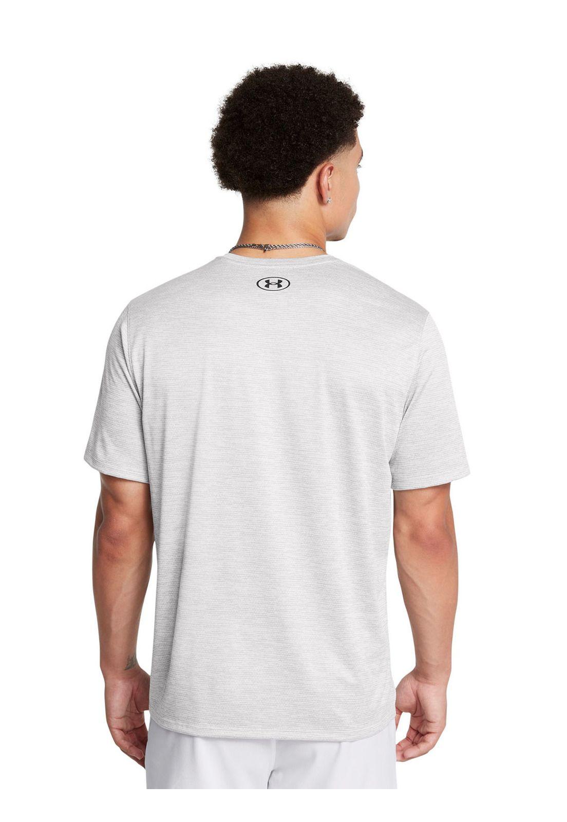 Polera manga corta Tech Vent hombre Gris-4