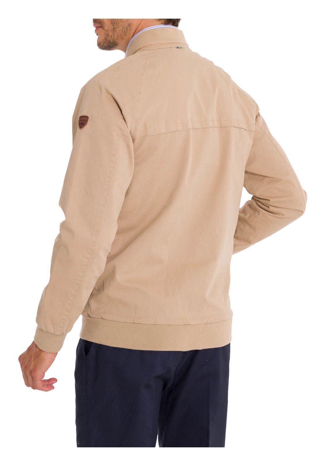 Chaqueta Algodón Orgánico Hombre Classic Beige-5