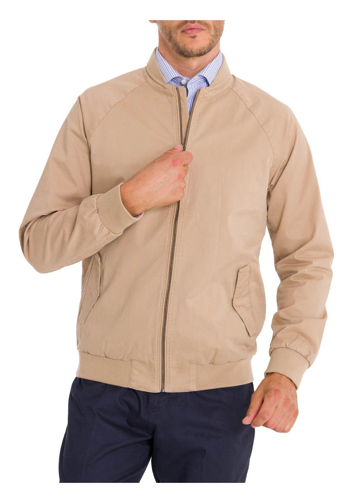 Chaqueta Algodón Orgánico Hombre Classic Beige-6