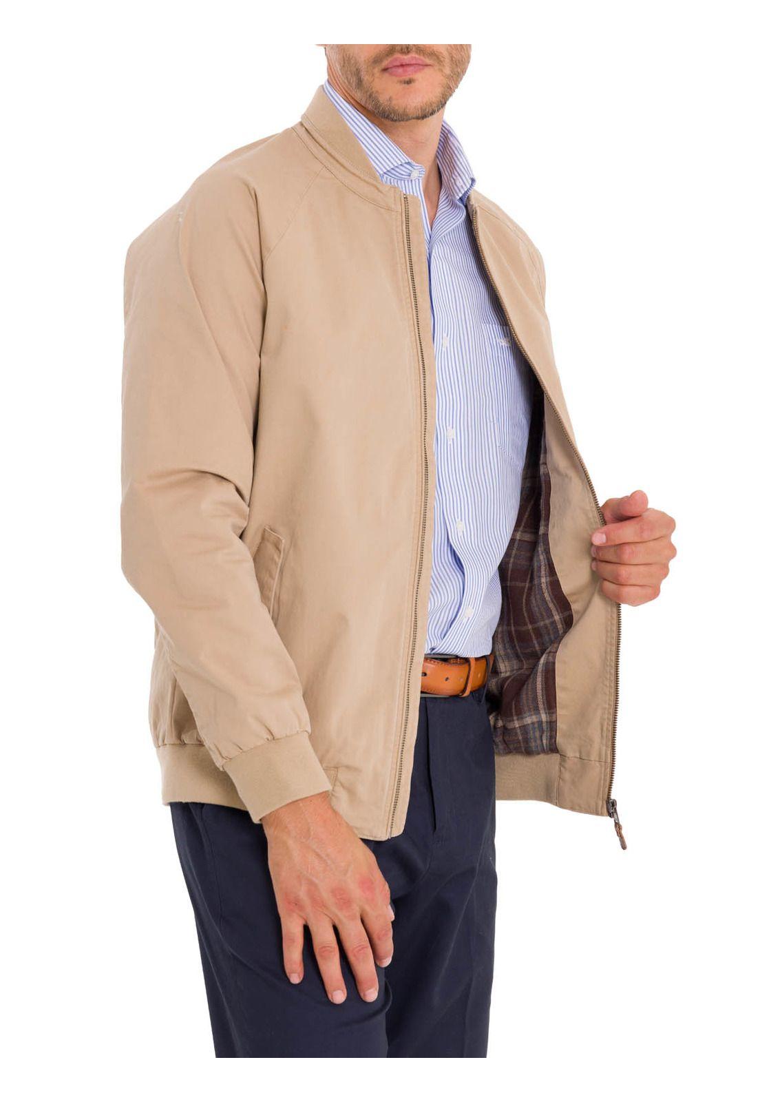 Chaqueta Algodón Orgánico Hombre Classic Beige-7