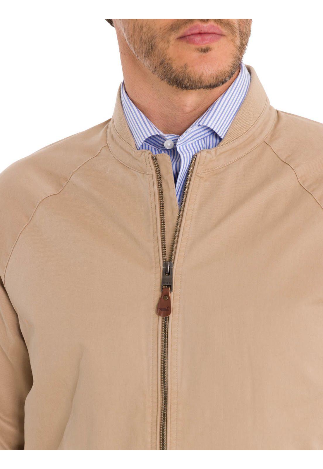 Chaqueta Algodón Orgánico Hombre Classic Beige-8