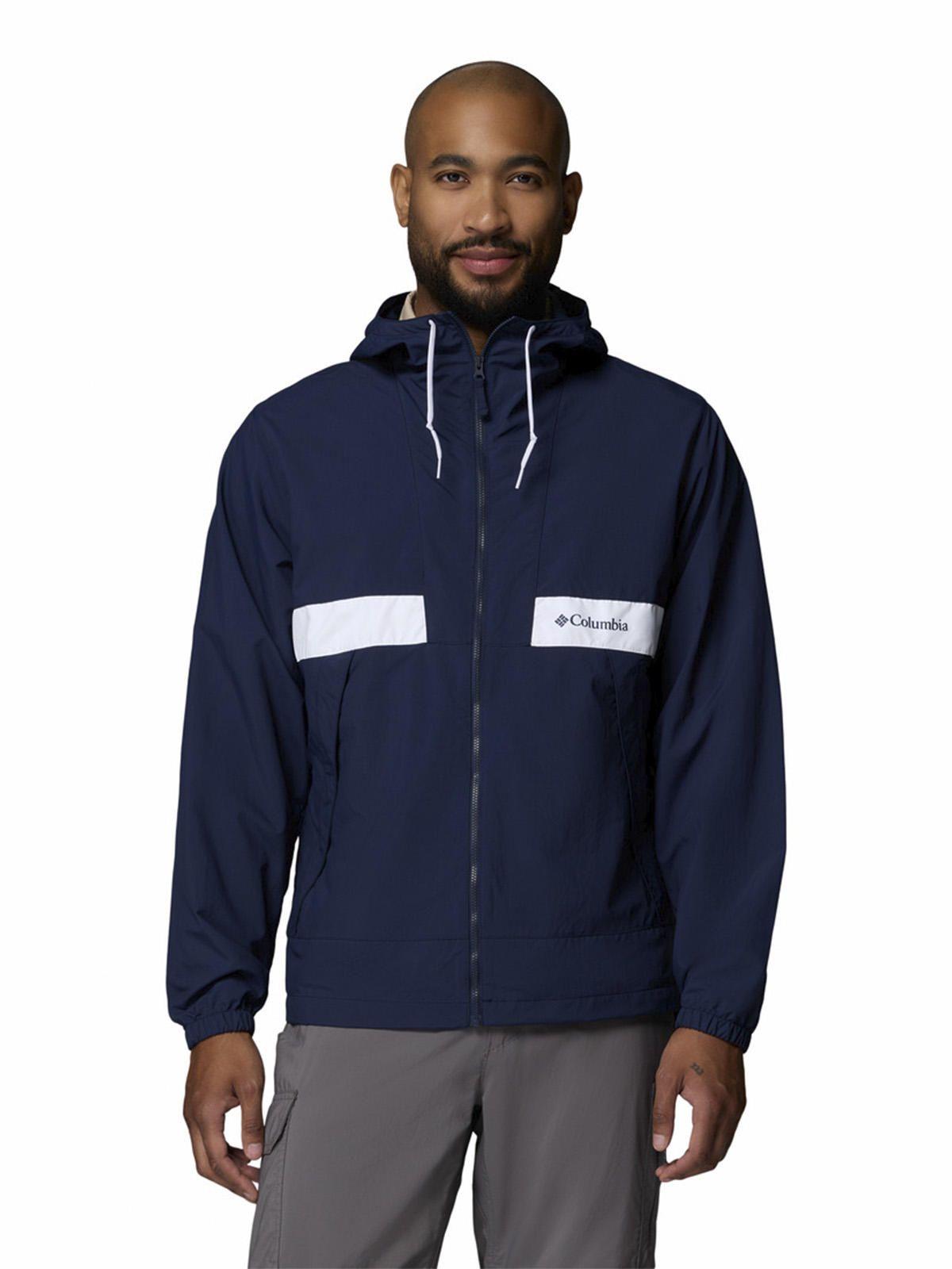 Cortaviento Hombre Spire Valley Hooded Azul-0