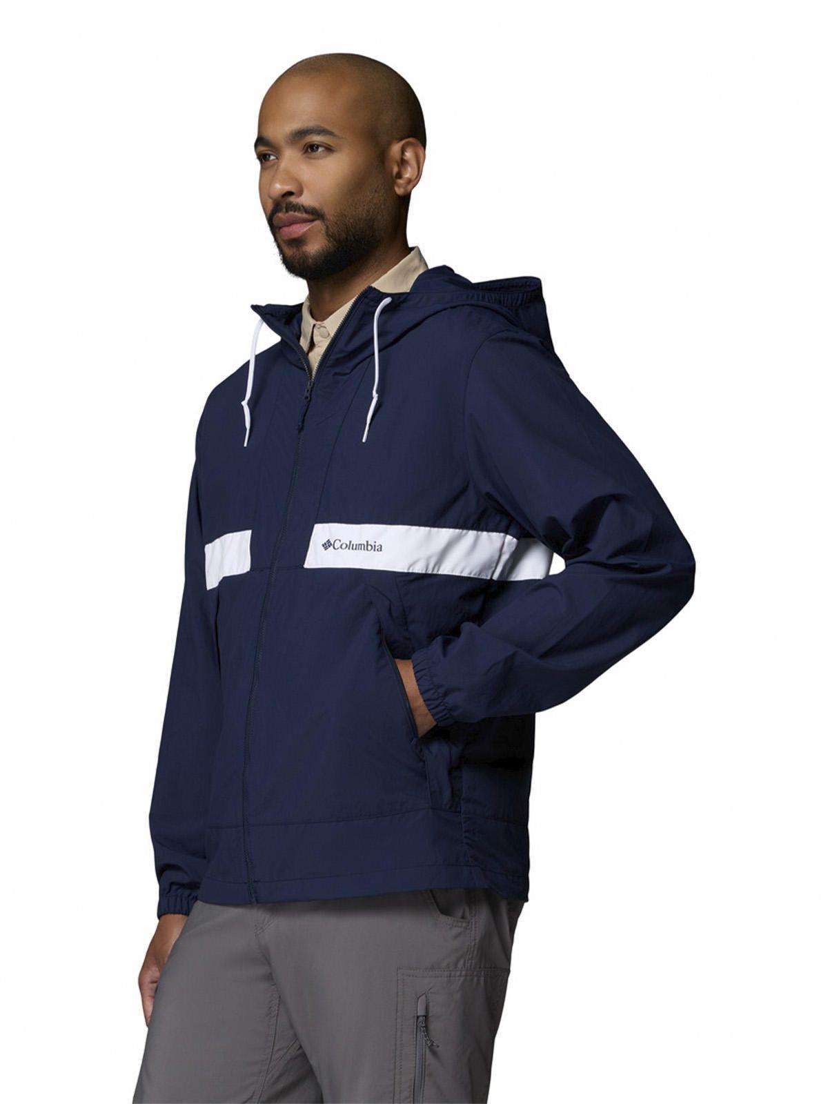 Cortaviento Hombre Spire Valley Hooded Azul-1