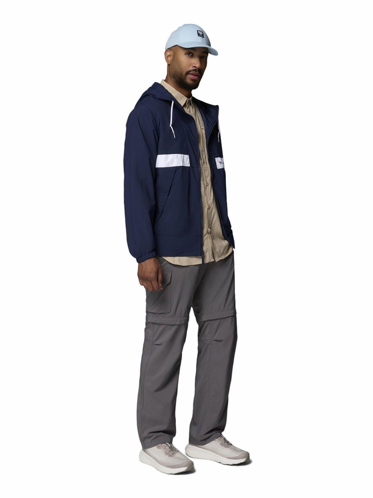 Cortaviento Hombre Spire Valley Hooded Azul-6