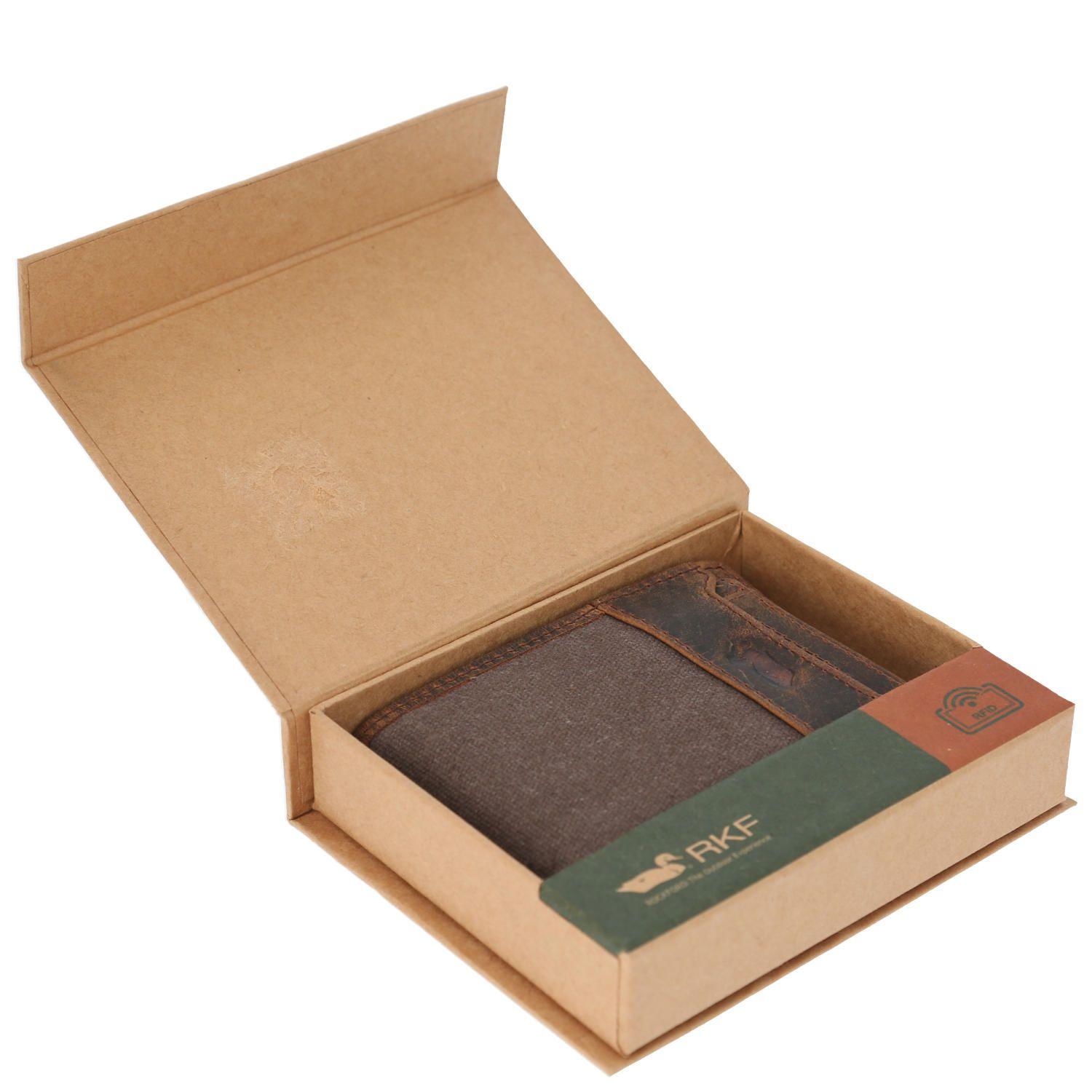 Billetera Cnv/Cuero Hombre Jasper Ventana Café-5