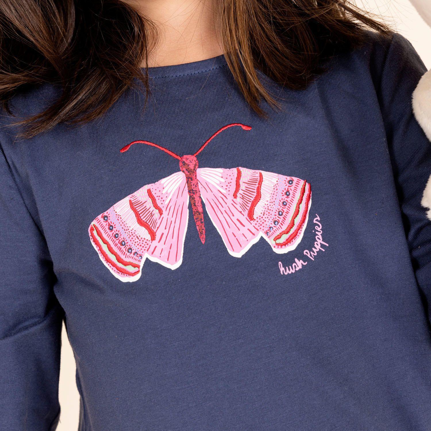 Polera M/L Niña Dalia Azul-3