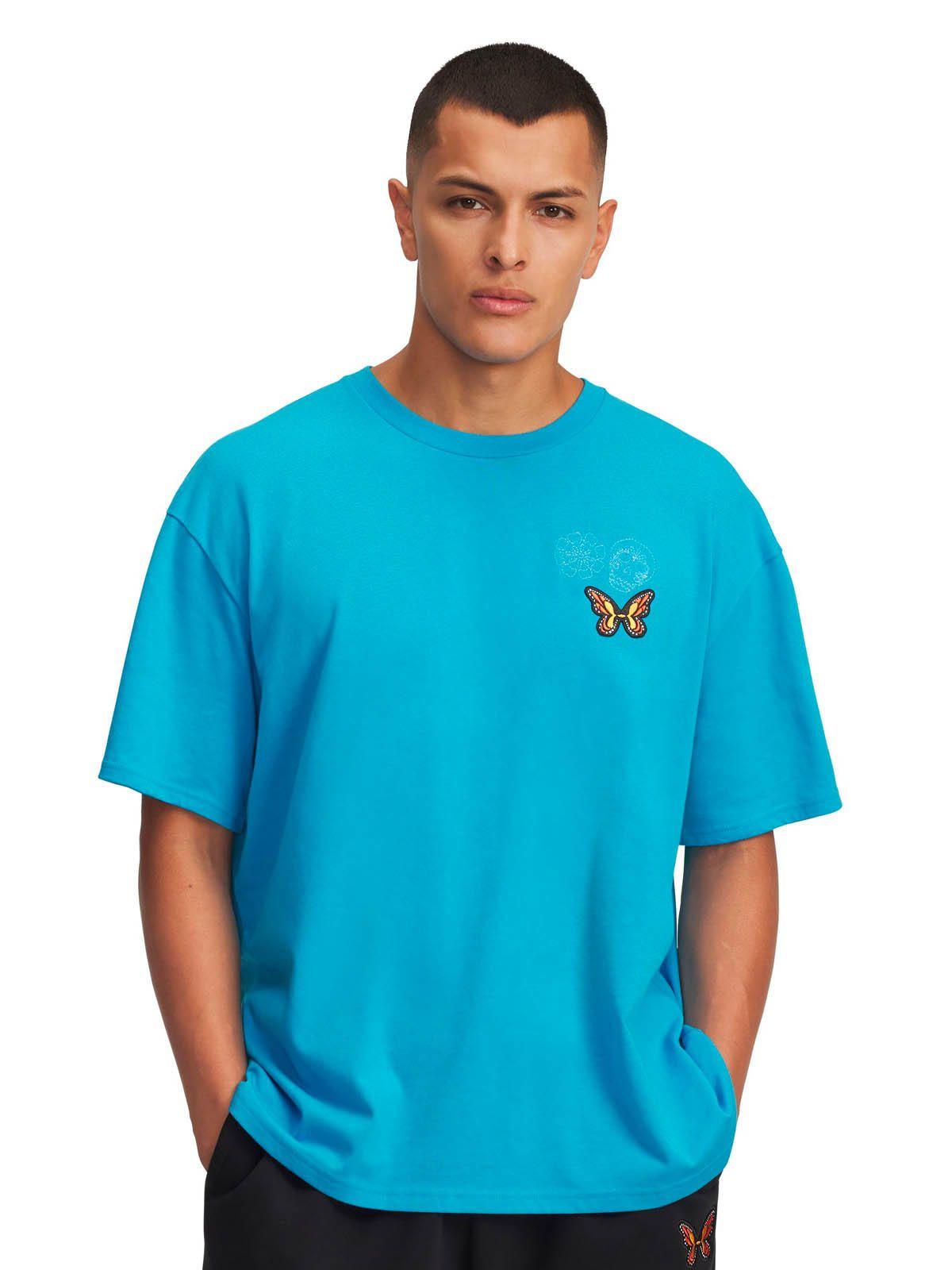 Polera Manga Corta Lifestyle  hombre Day Of The Dead HW azul -0