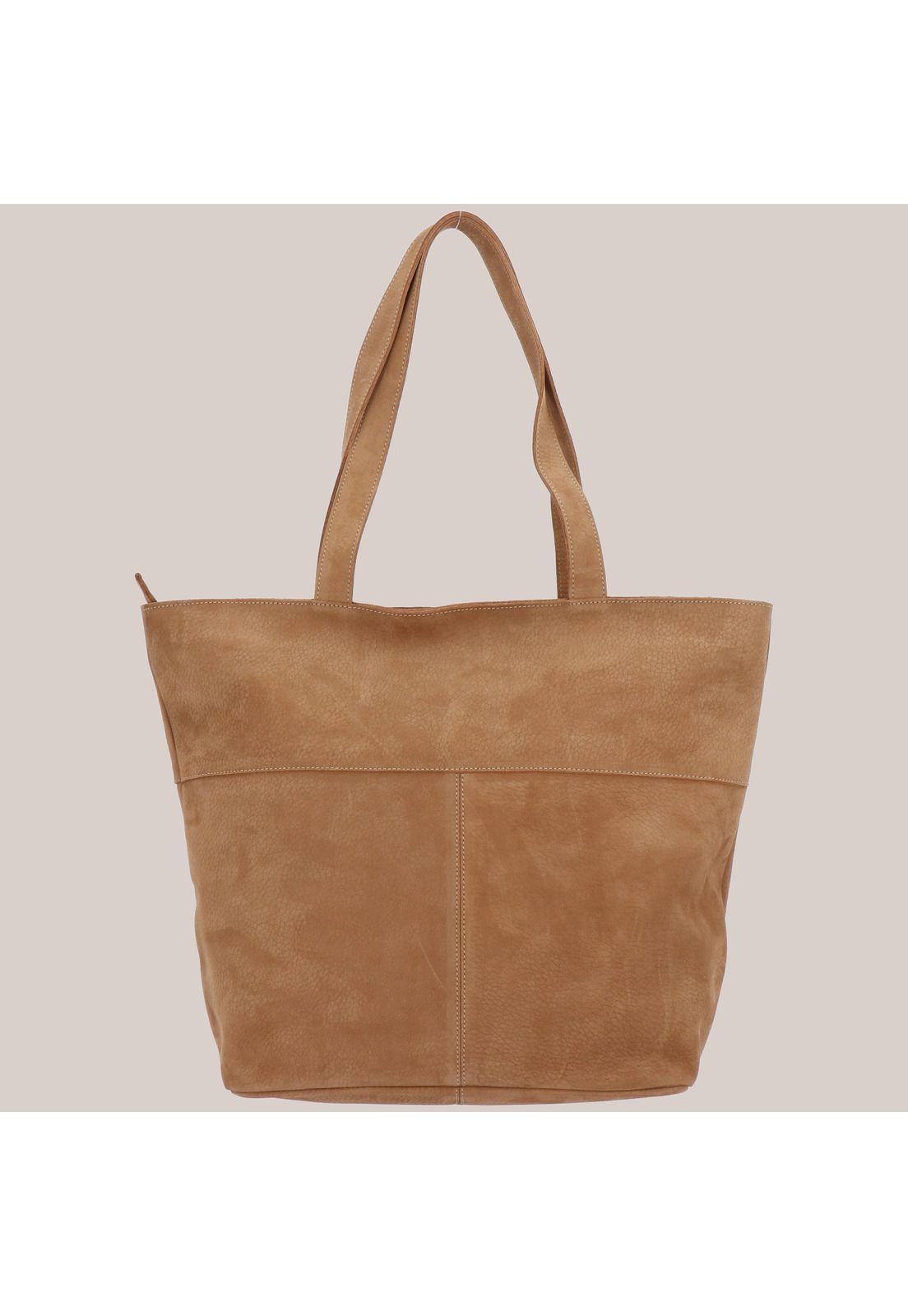 Cartera Cuero Cd Donna Camel-2