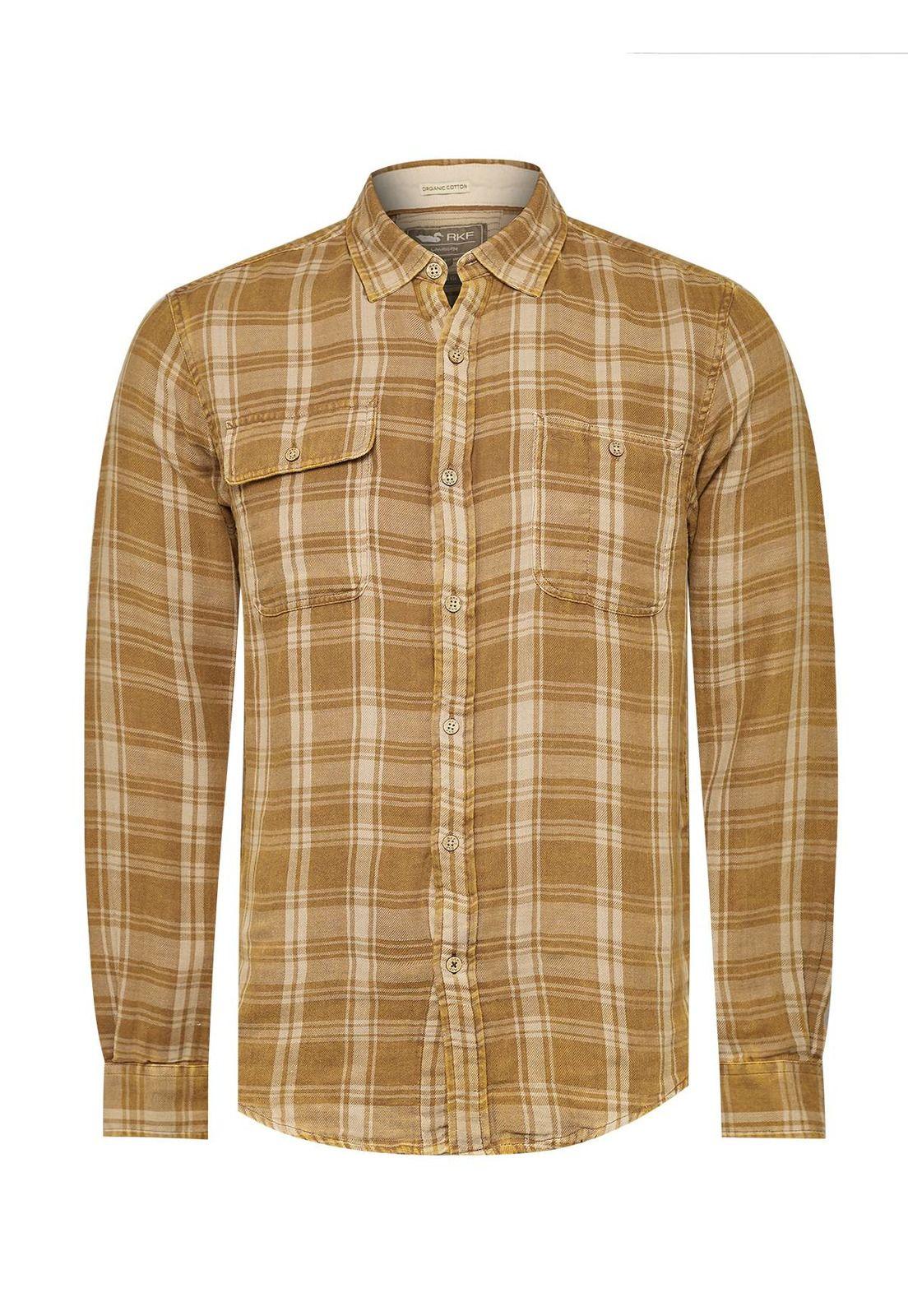 Camisa Algodón Orgánico Hombre Bradford Beige-0