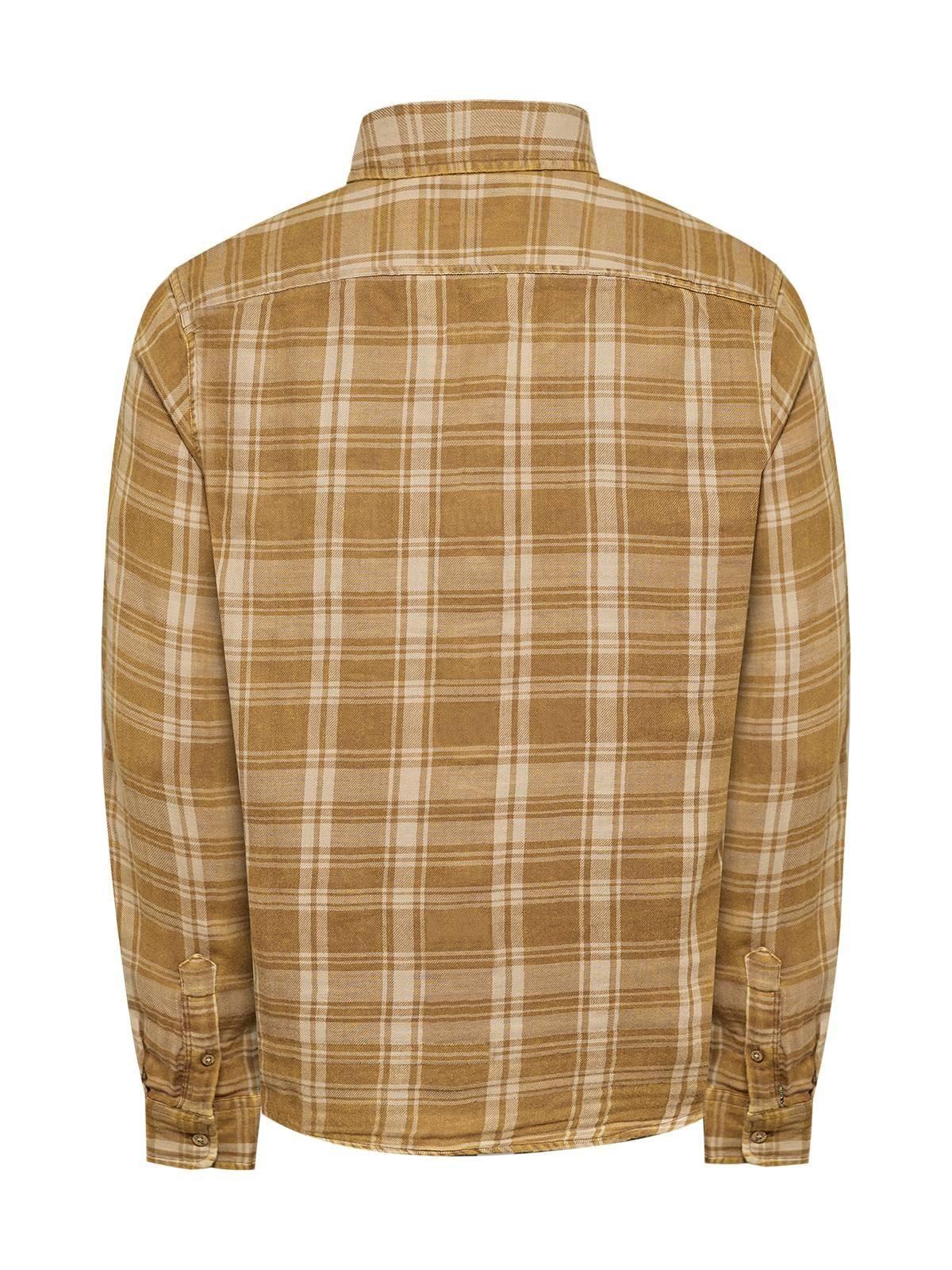 Camisa Algodón Orgánico Hombre Bradford Beige-1