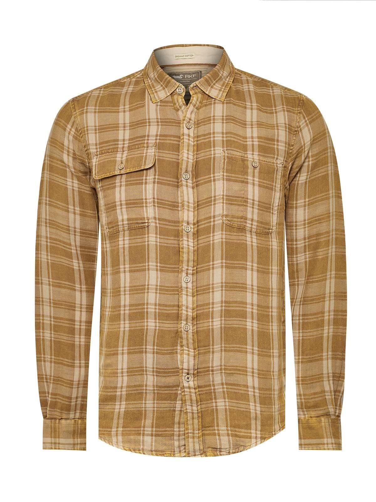 Camisa Algodón Orgánico Hombre Bradford Café-0