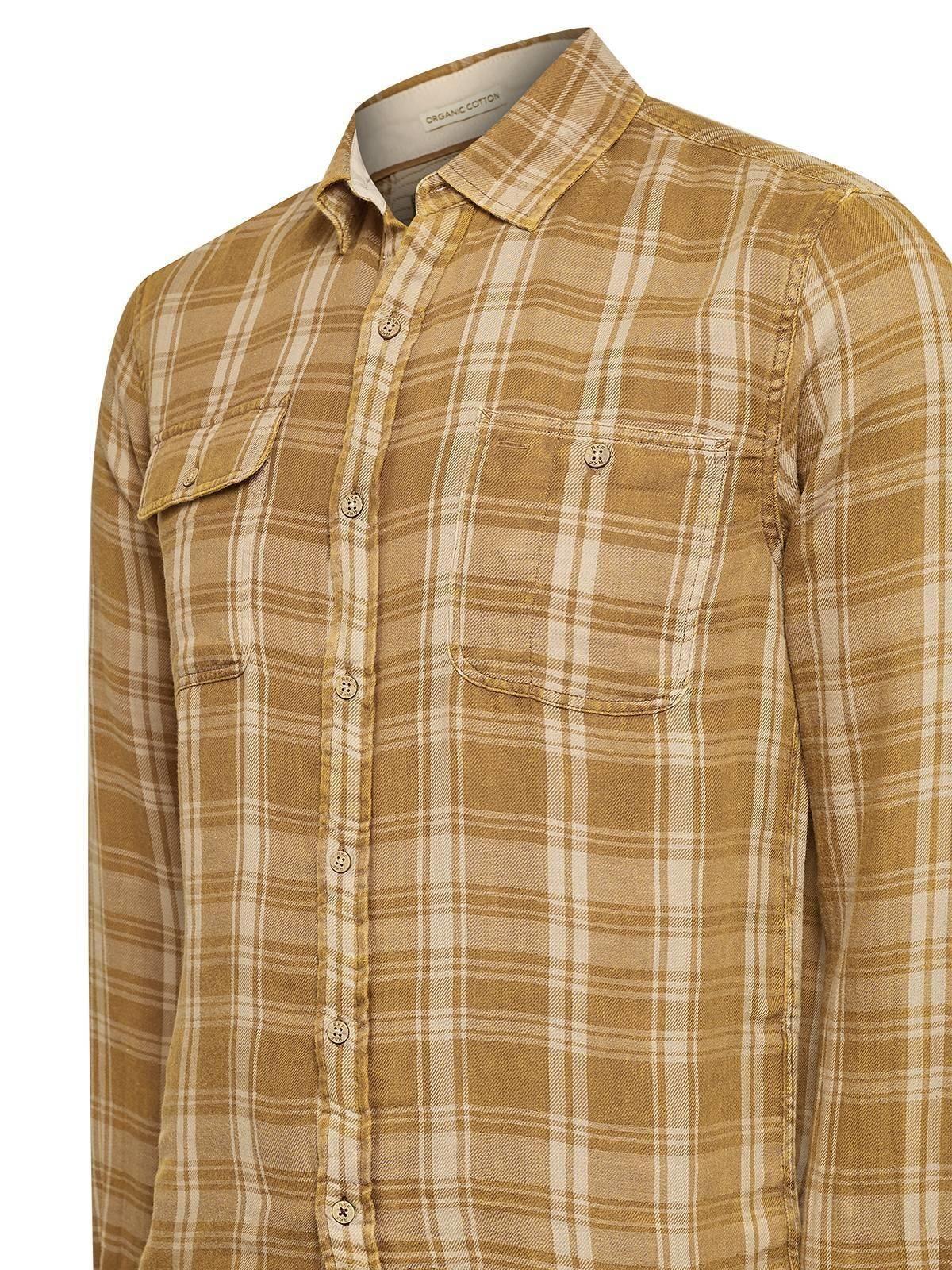 Camisa Algodón Orgánico Hombre Bradford Café-3