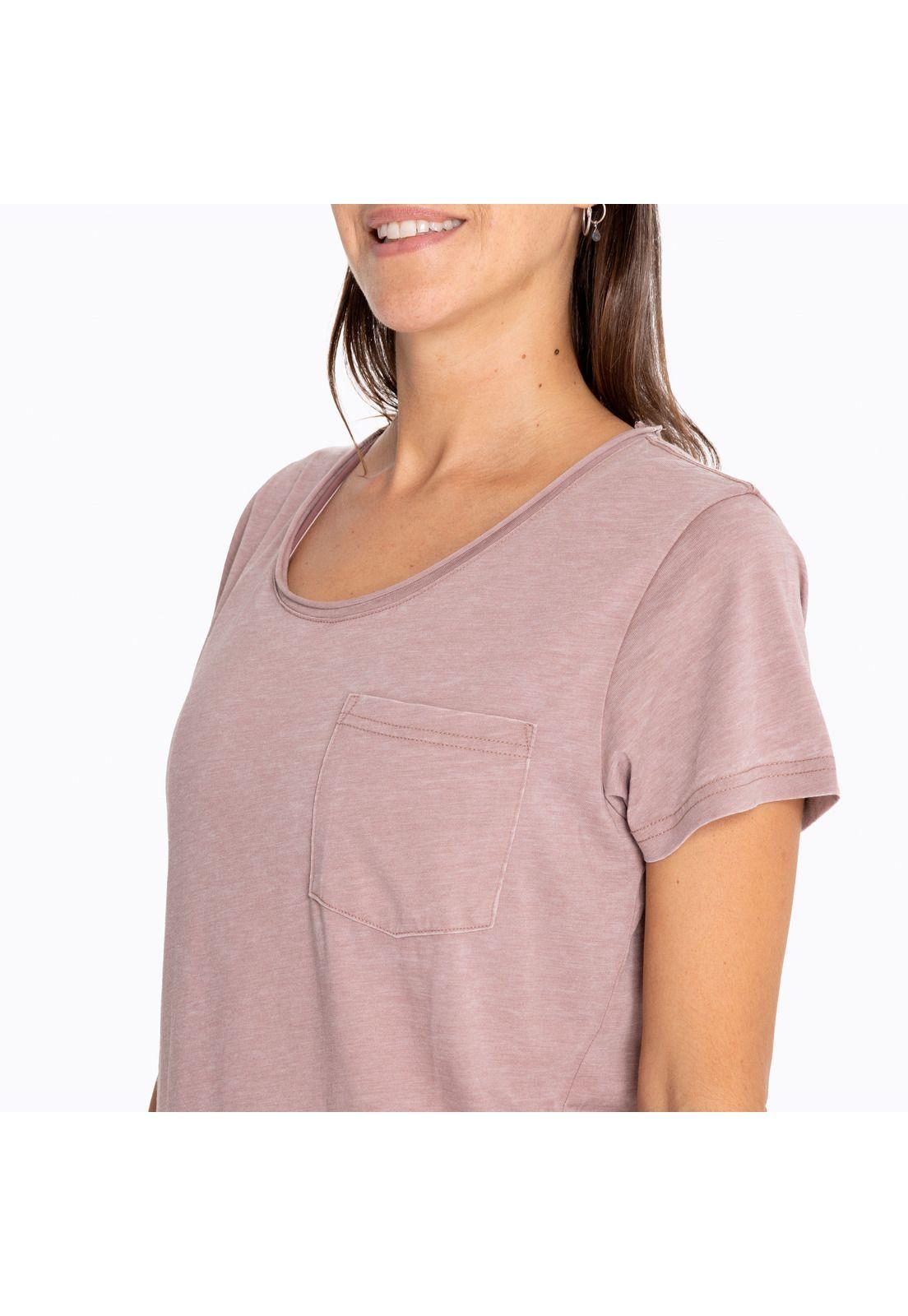 Polera Mujer Nitsuga Tee Terracota-3