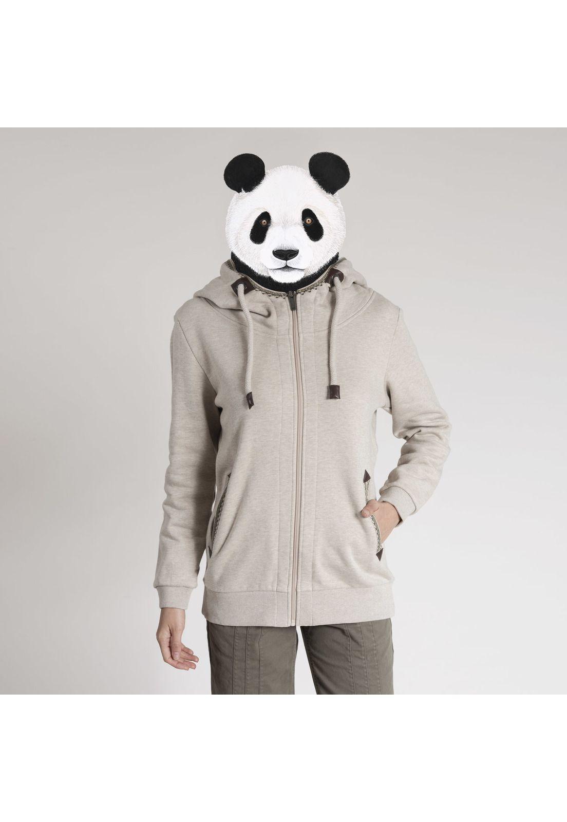 Poleron Mujer Pilos Algodón Beige-0