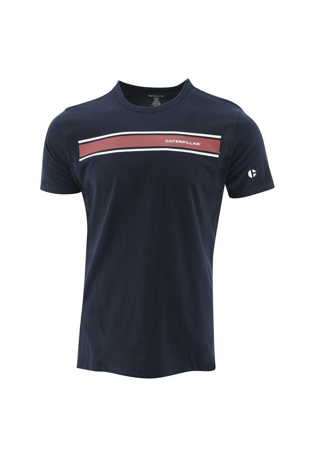 Polera M/C Hombre Code Retro Tee Azul-0