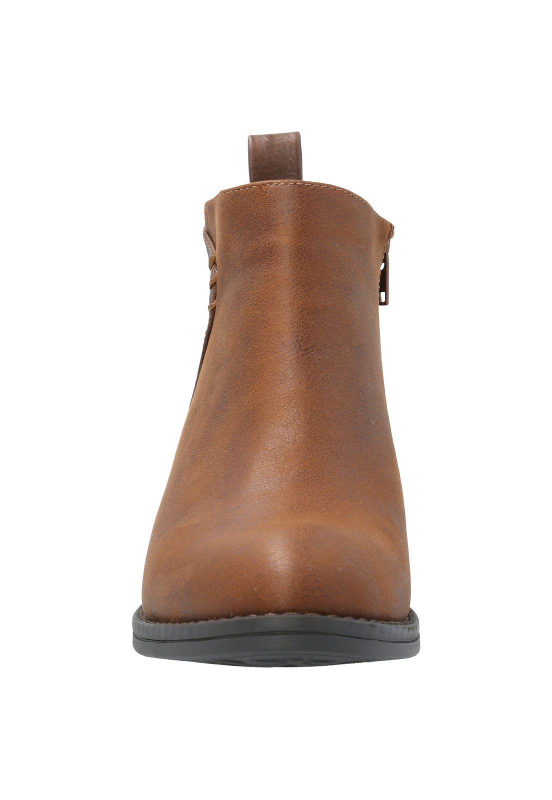 Botín Mujer Gabone Cognac-1