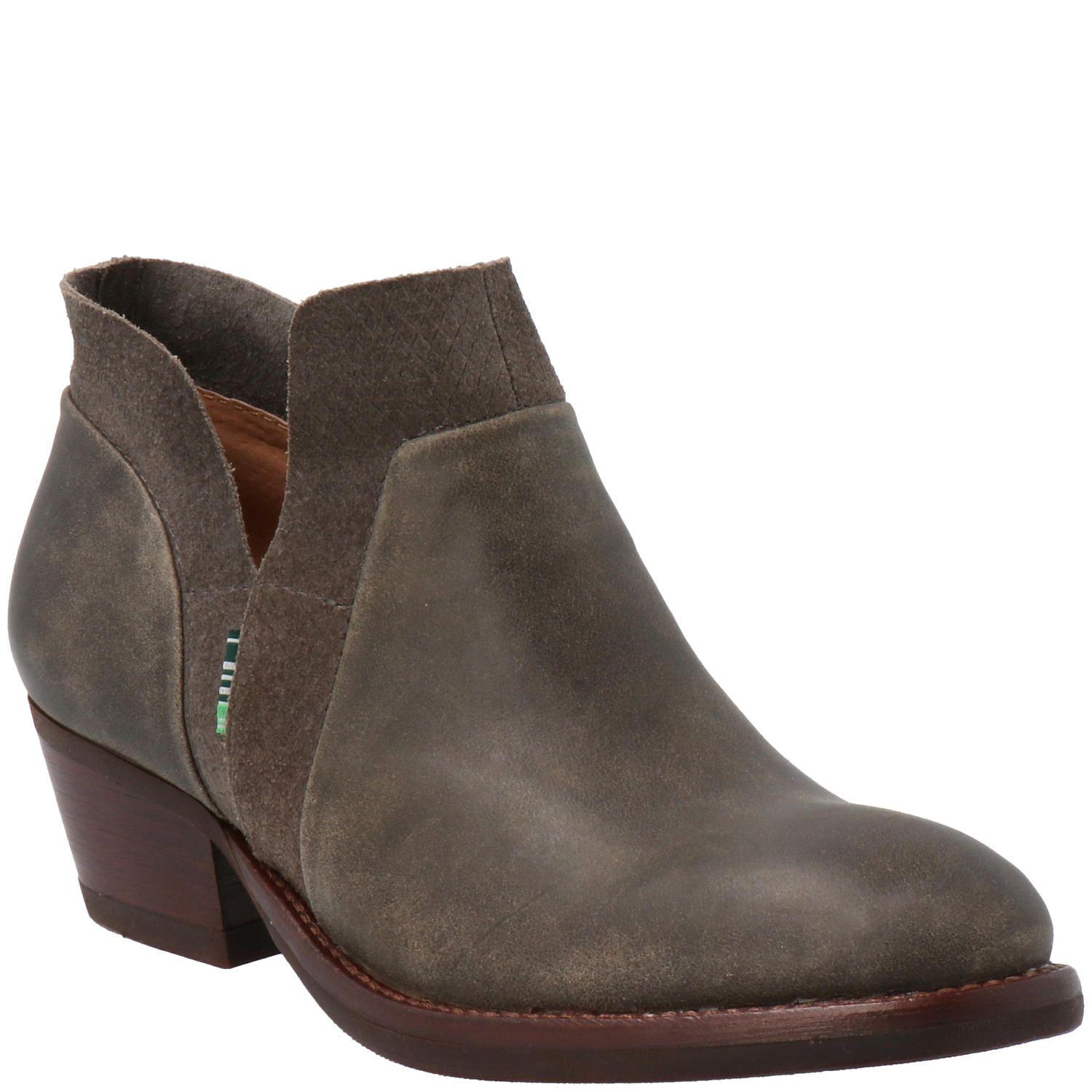 Botin Mujer Juli Cuero Verde-0