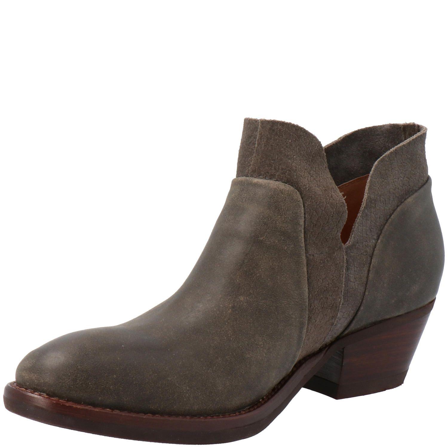 Botin Mujer Juli Cuero Verde-3