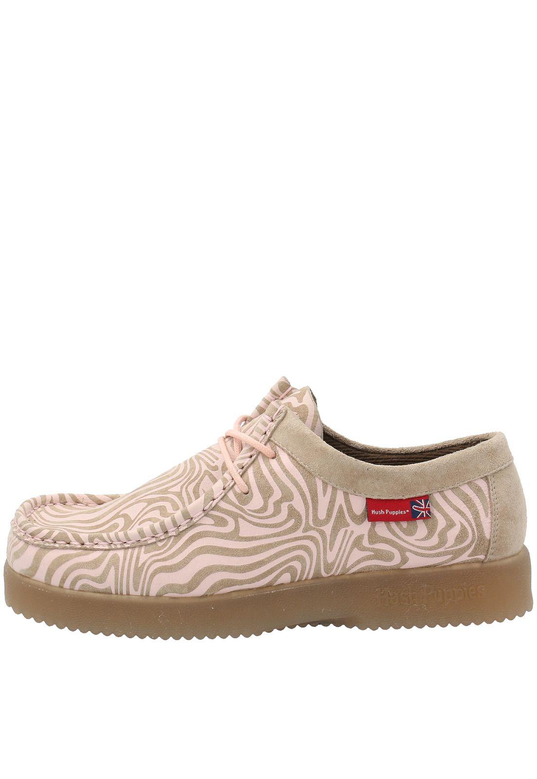 Zapato Cuero Mujer Navajo Psicodélic Rosa-4