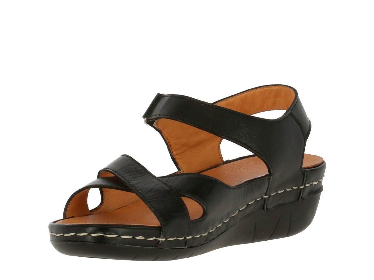 Sandalia Cuero Clover Negro-1