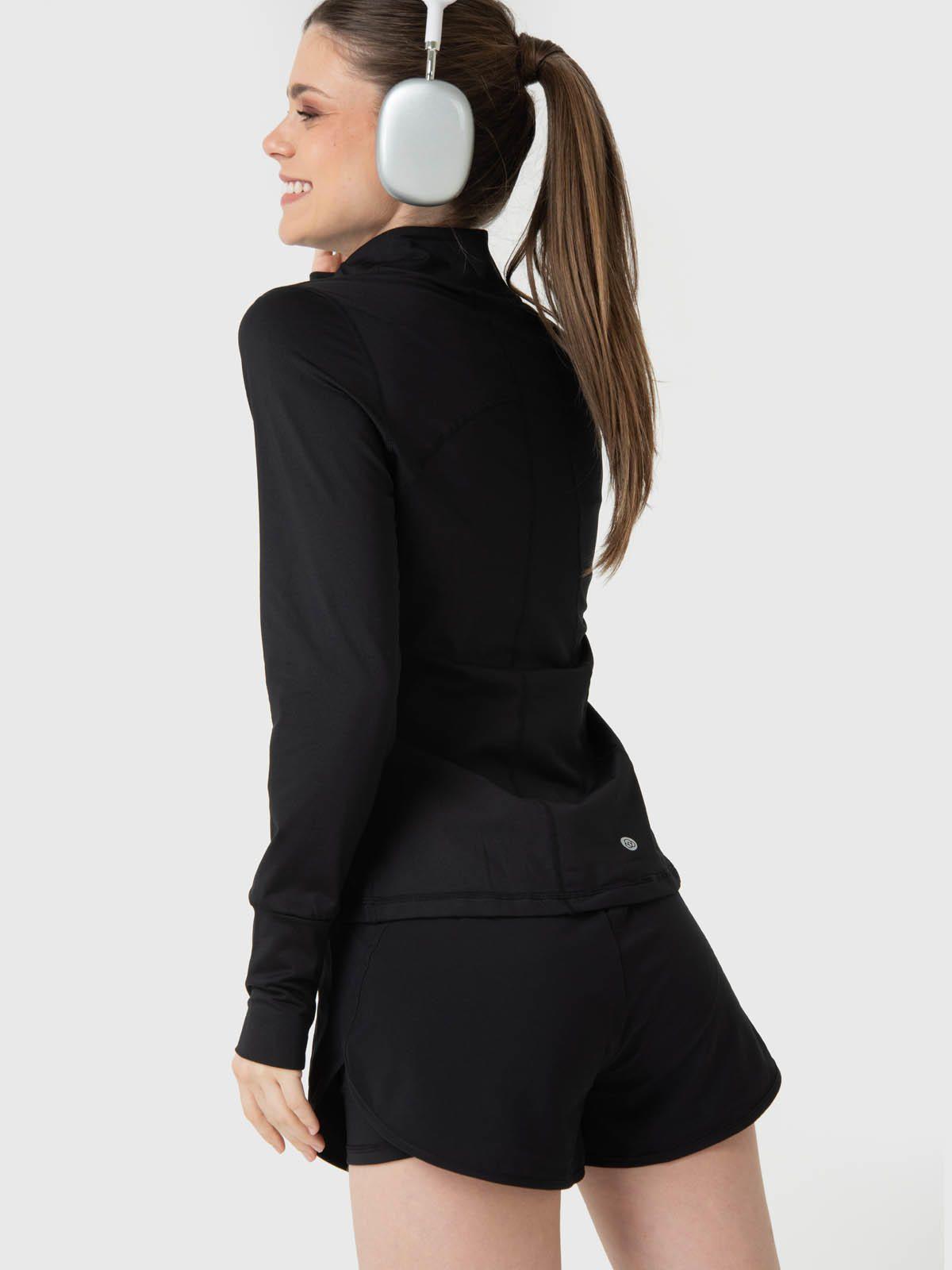 Chaqueta 2nd Layer Full Zip Negro Mujer-4