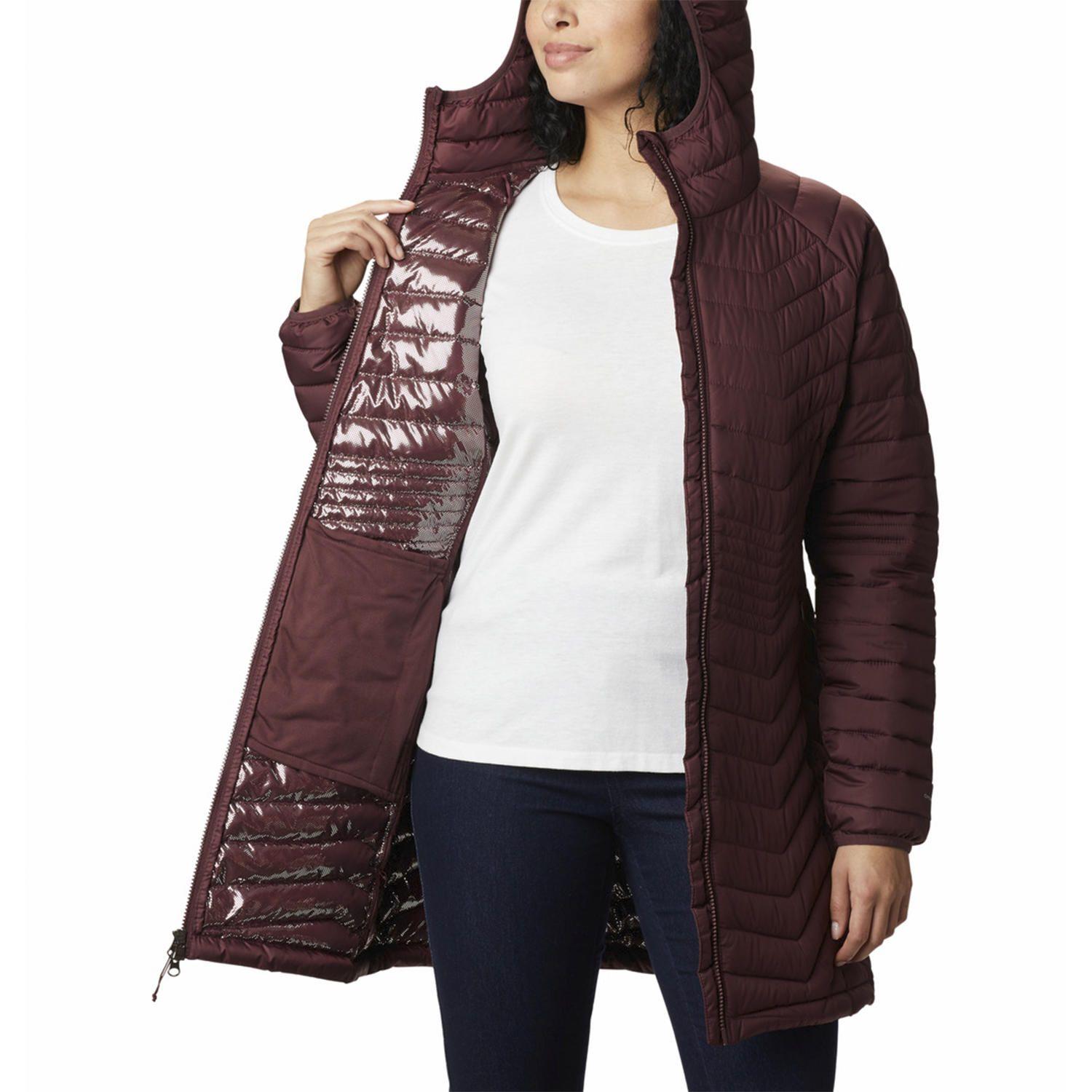 Parka Mujer Powder Lite Mid Jkt Rojo-3