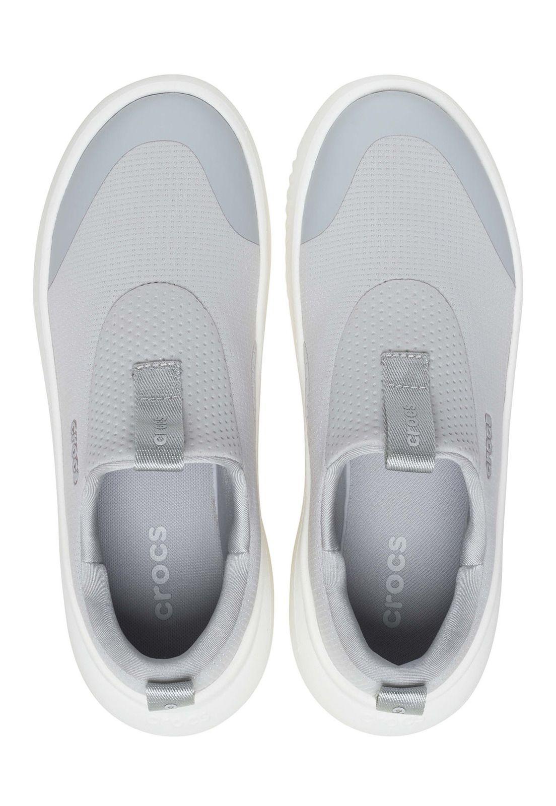Zapatilla Crocs Hombre Mellow Ease Gris-4