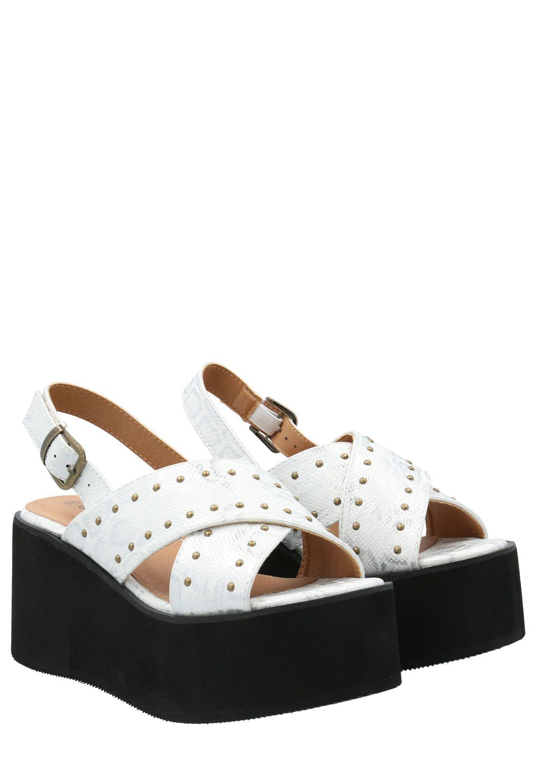 Sandalia Mujer Marcello Blanco -7