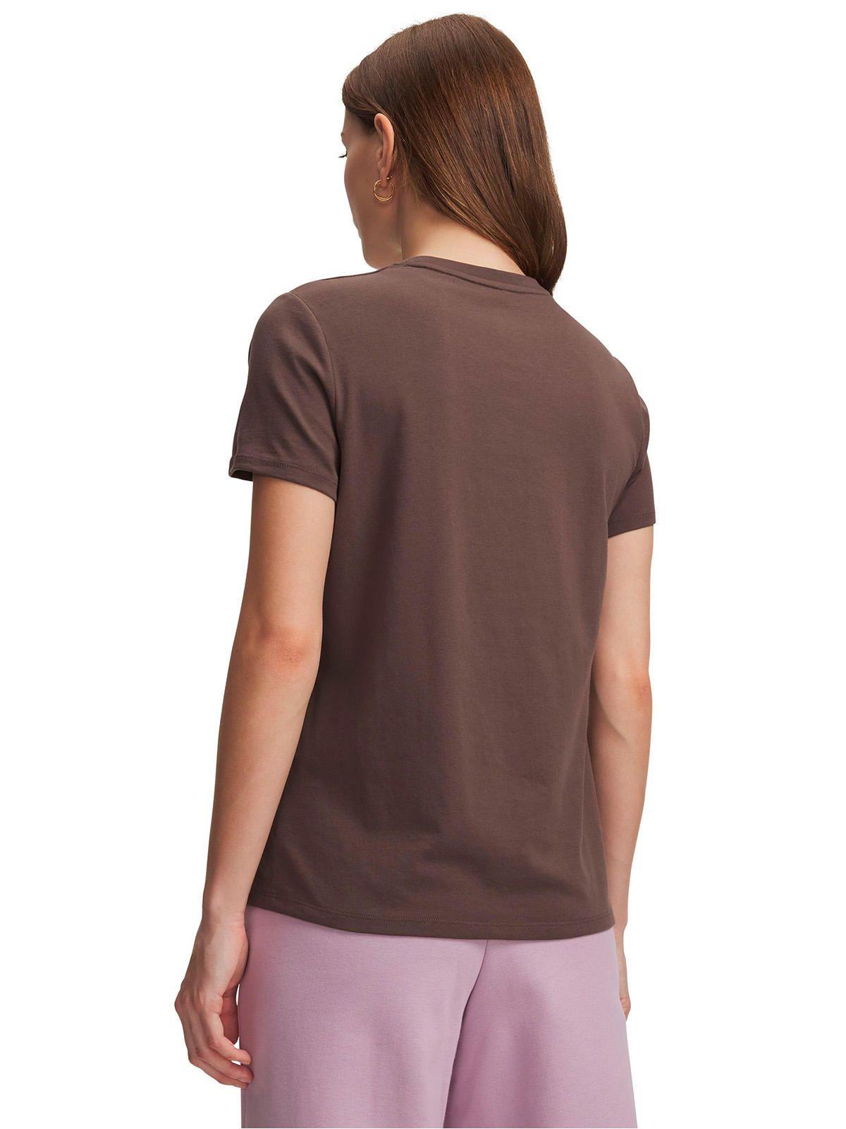Polera manga corta Athletics Arch café Mujer-1