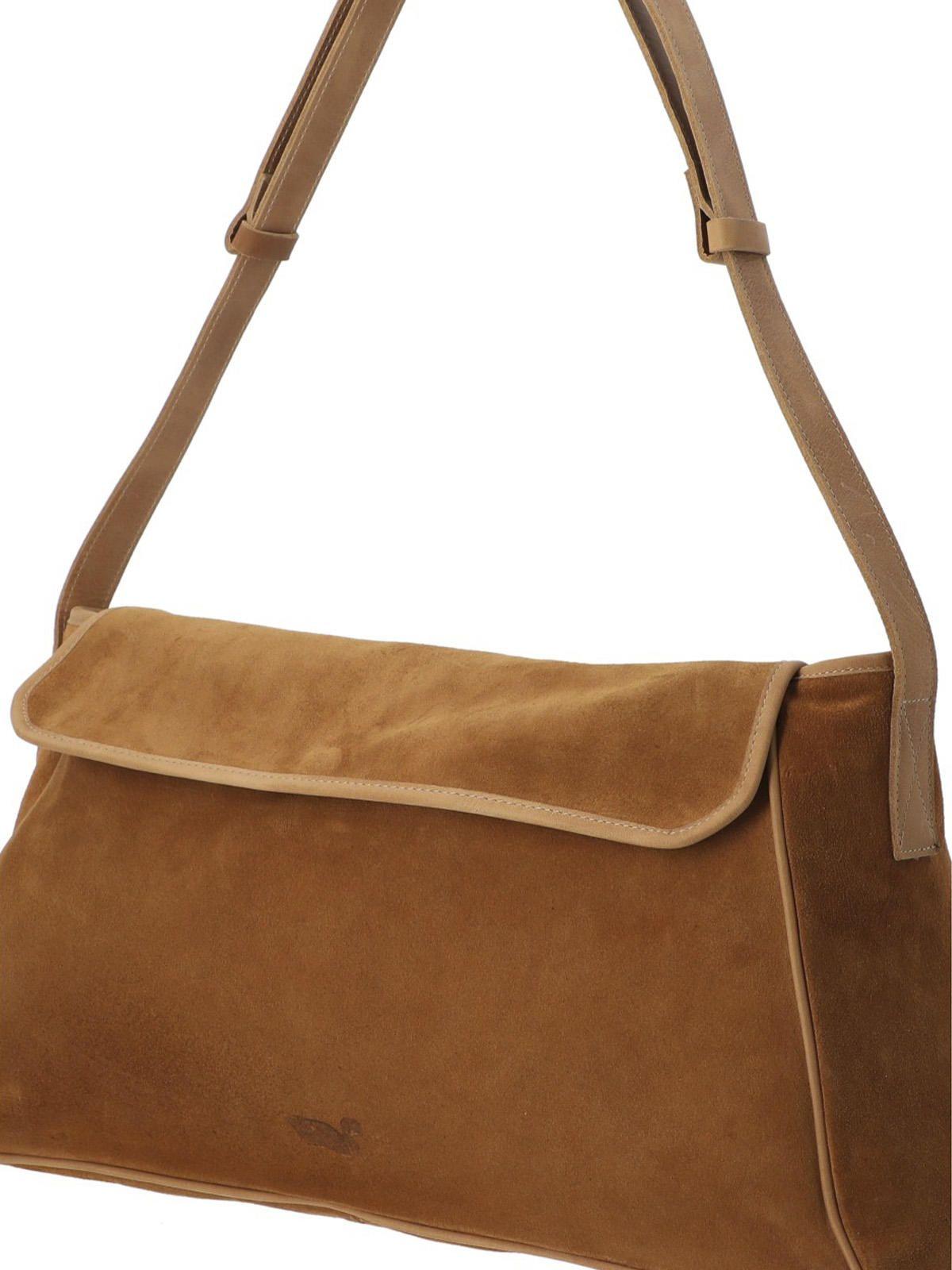 Cartera Cuero Mujer Laila Cross Caramelo-1