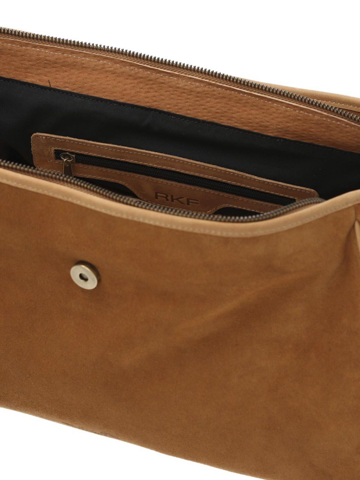 Cartera Cuero Mujer Laila Cross Caramelo-5
