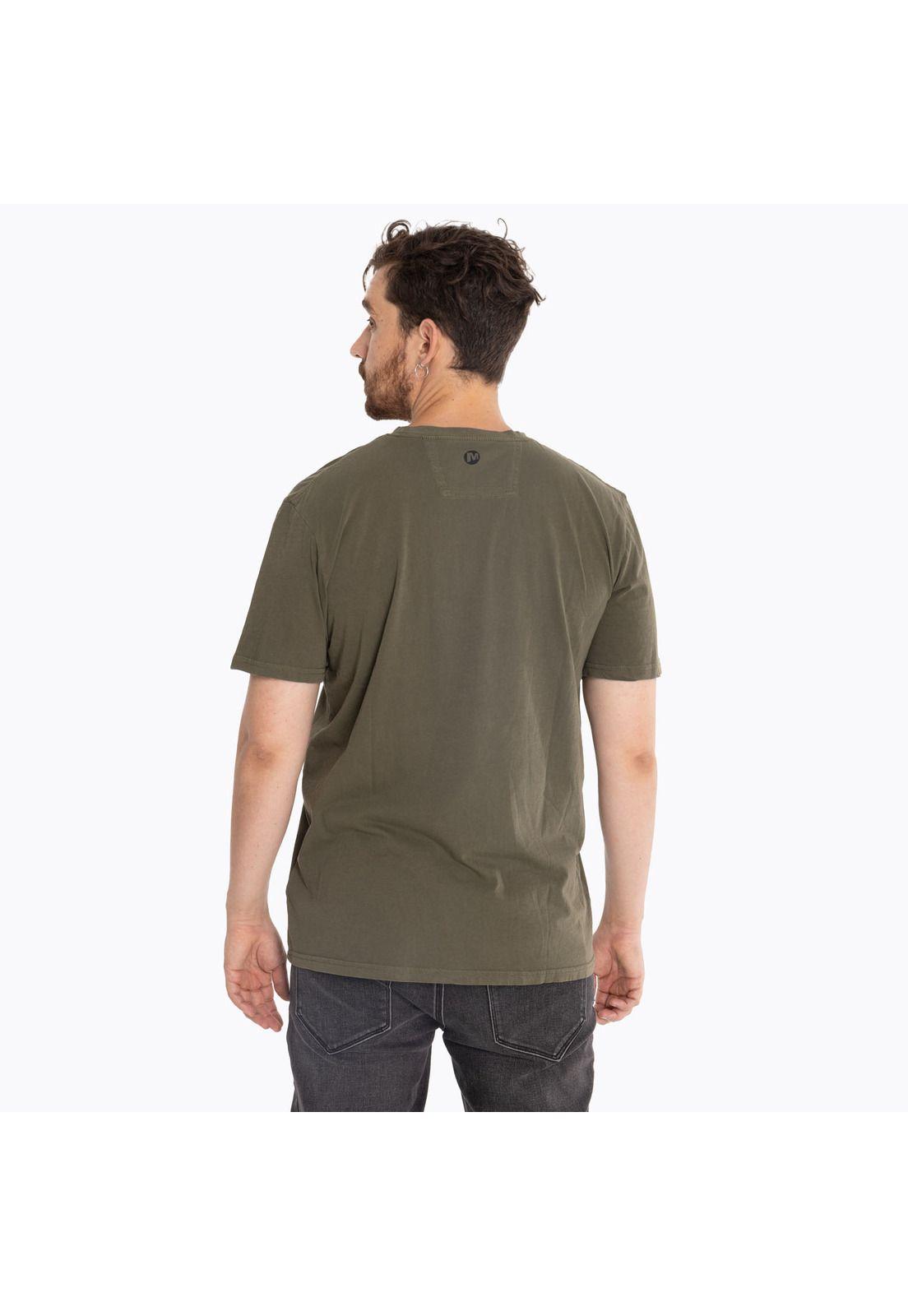 Polera Hombre Pocket 2 Oliva-1