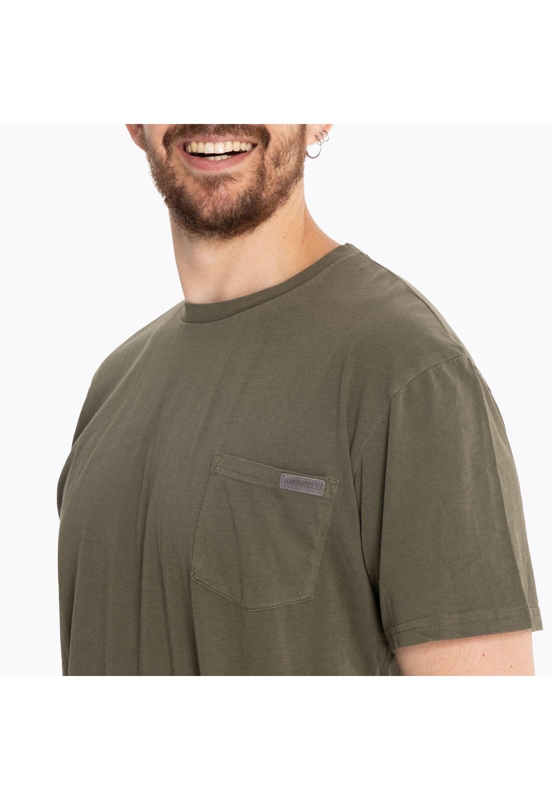 Polera Hombre Pocket 2 Oliva-4