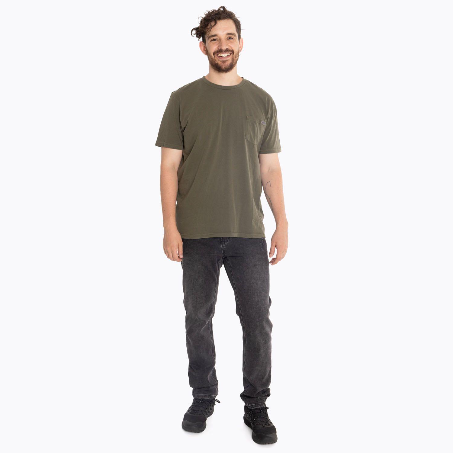 Polera Hombre Pocket 2 Oliva-5