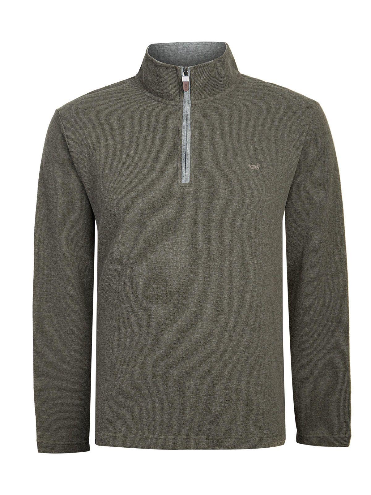 Polerón Algodón Orgánico Hombre Doblehalf Verde-0