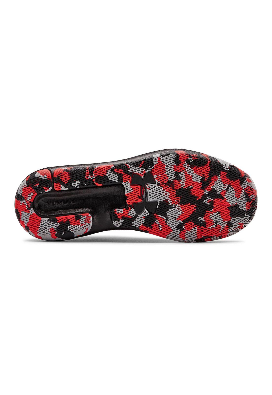 Zapato Basket Unisex Lockdown 5 Rojo-2