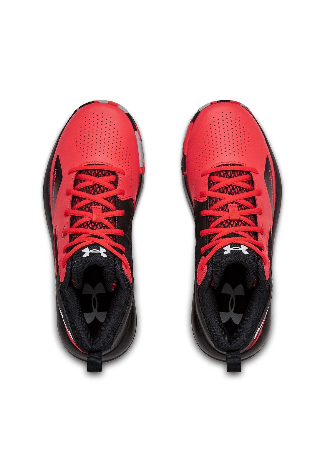 Zapato Basket Unisex Lockdown 5 Rojo-3