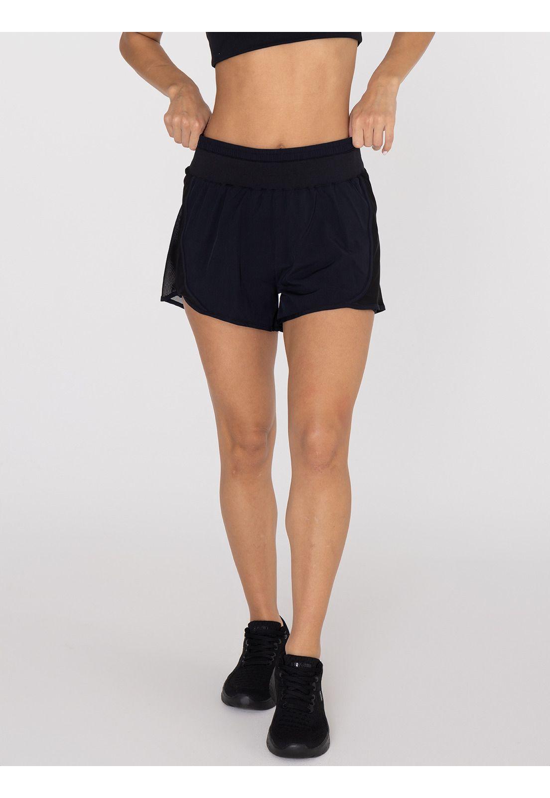 Short deportivo Mujer Enia Negro -0